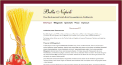 Desktop Screenshot of bellanapoli-mannheim.de