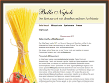Tablet Screenshot of bellanapoli-mannheim.de